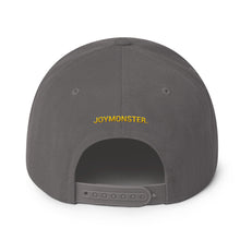 Load image into Gallery viewer, JoyMonster Snapback hat with logo &amp; name on back