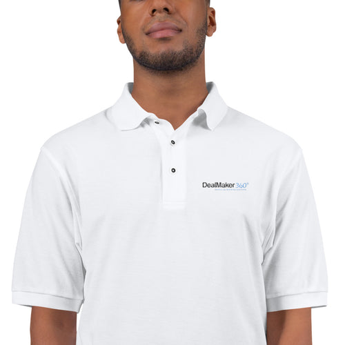 DealMaker Unisex Premium White Polo Shirt