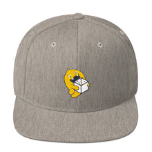 Load image into Gallery viewer, JoyMonster Snapback hat with logo &amp; name on back