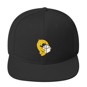JoyMonster Snapback hat with logo & name on back